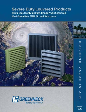 Severe Duty Louvered Products - Greenheck