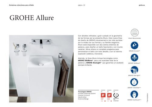 Exclusivas colecciones para el Baño - GROHE España, SA