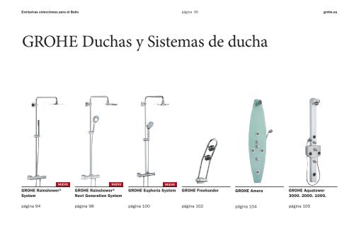 Exclusivas colecciones para el Baño - GROHE España, SA