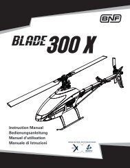 Download Blade 300X RC Helicopter Manual - RCLander Retail ...