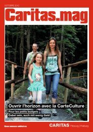 Ouvrir l'horizon avec la CarteCulture - Caritas Fribourg