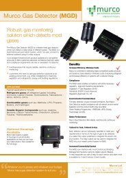 Murco Gas Detector (MGD) - Murco Gas Detection