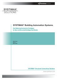 SYSTIMAXÂ® Building Automation Systems - Communications ...