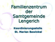 Kindergarten St. Marien Bawinkel - Samtgemeinde Lengerich