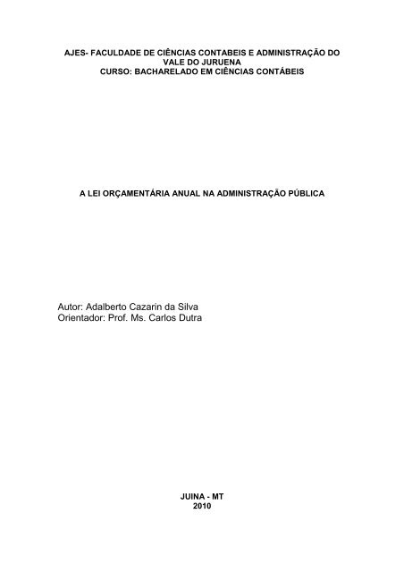 Adalberto Cazarin da Silva - AJES