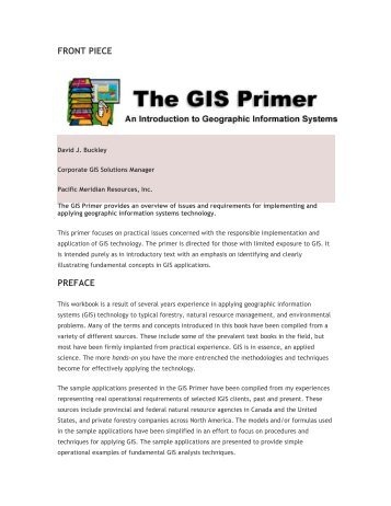 Introduction to GIS (Adobe pdf 1.18MB)