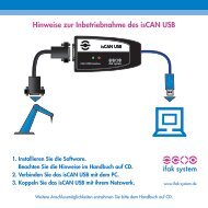 isCAN USB manual - Ifak System GmbH