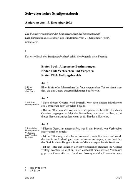 Schweizerisches Strafgesetzbuch