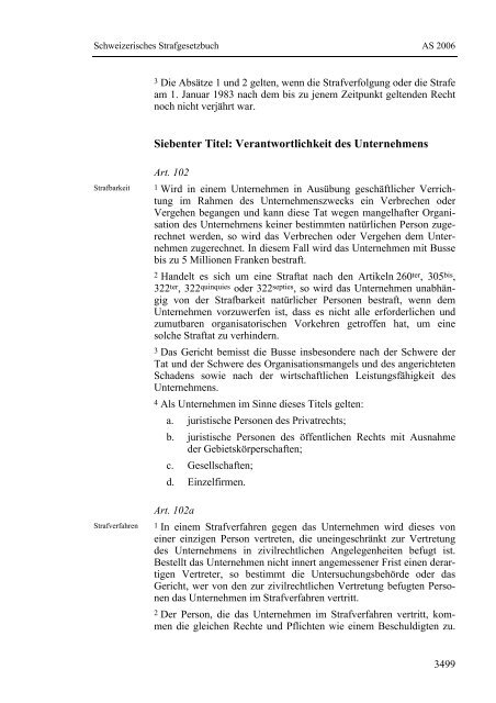 Schweizerisches Strafgesetzbuch