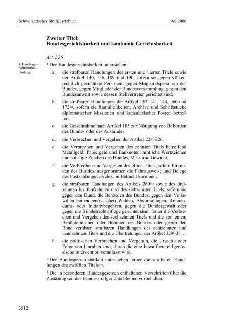 Schweizerisches Strafgesetzbuch