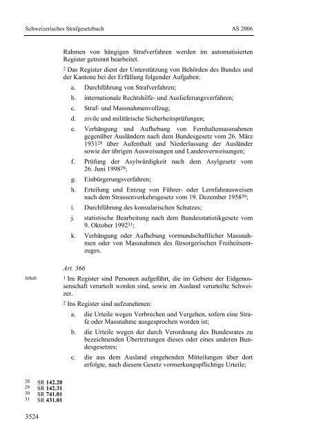 Schweizerisches Strafgesetzbuch