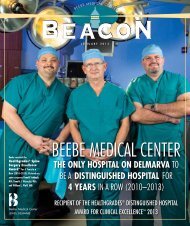 BEACON â January 2013 - Beebe Medical Center