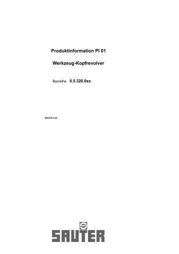 PI 01 - Sauter Feinmechanik GmbH