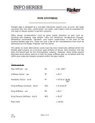 IS 202 Pipe Stiffness - Rinker Materials