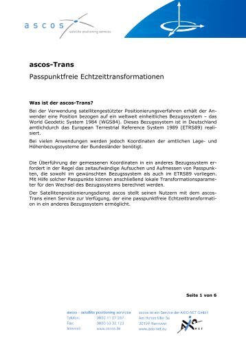 ascos-Trans - AXIO-NET GmbH