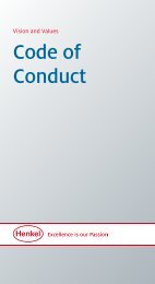 Code of Conduct + Annex - Henkel