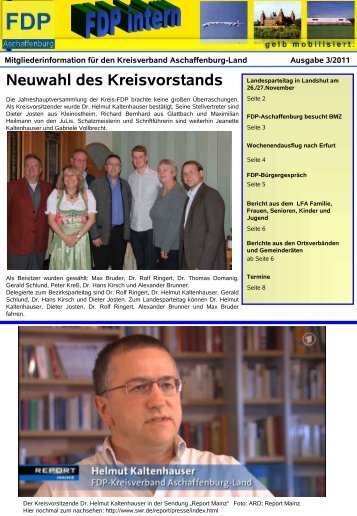 Ausgabe 3/2011 - FDP Kreisverband Aschaffenburg Land