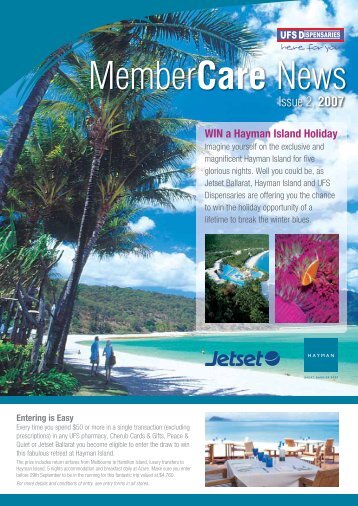 Member Care News - UFS Pharmacies