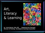Art, Literacy & Learning in Early Childhood Education - Excelligence ...