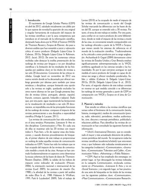 Comunicar 41 - Revista Comunicar