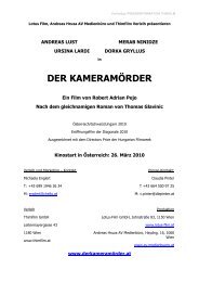 Der Kameramoerder Presseheft PDF - Der Kameramörder