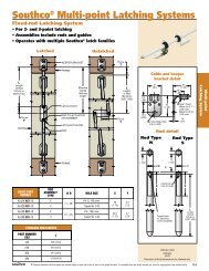 SouthcoÃ‚Â® Multi-point Latching Systems - marek