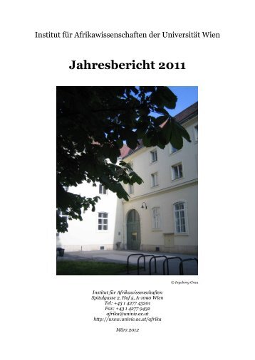 Jahresbericht 2011