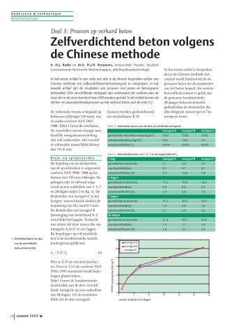 Zelfverdichtend beton volgens de Chinese methode - Jos Brouwers