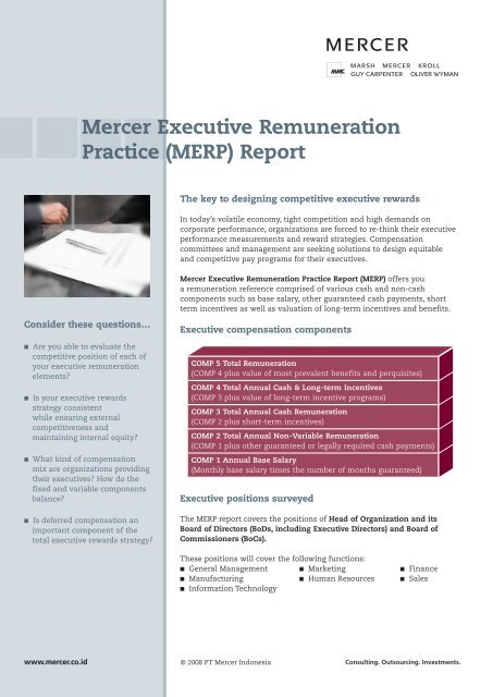 Mercer Executive Remuneration Practice (MERP ... - iMercer.com