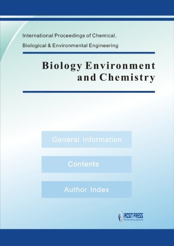 International Proceedings of Chemical