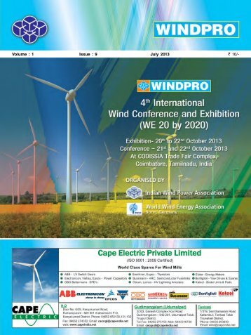 July Text Final - 11.07.2013.indd - Indian Wind Power Association