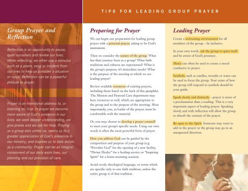 Leading Prayer - Ascension Health