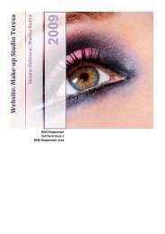 Website: Make-up Studio Teresa - BWZ Rapperswil-Jona