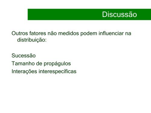 Distribuição de espécies arbóreas no gradiente de inundação no ...