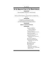 Government Merits Brief - Hamdan v. Rumsfeld