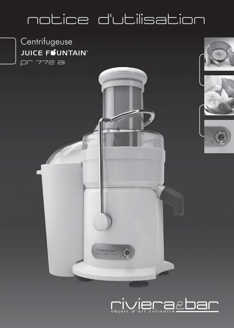 Centrifugeuse Riviera & Bar – Robot Blanc, Classe A+, Modèle Aicok AMR516-1, Années 20-40