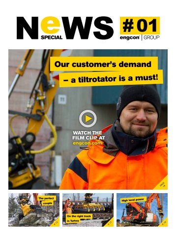 We do the jobs 50 percent faster with engcon tiltrotator - Engcon COM