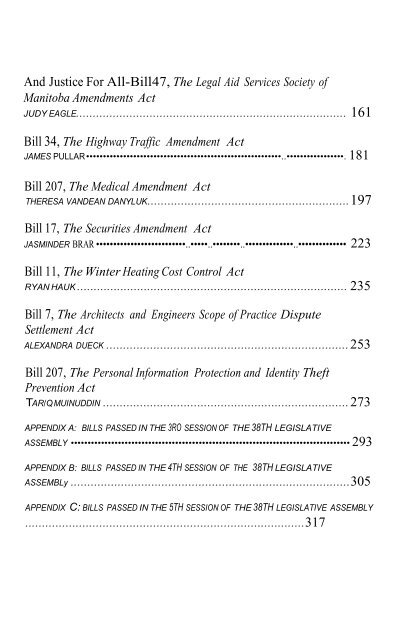 UTGB Vol 5.pdf - Robson Hall Faculty of Law
