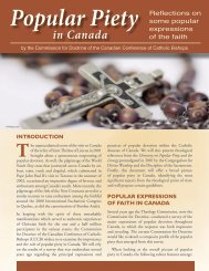 Popular Piety in Canada