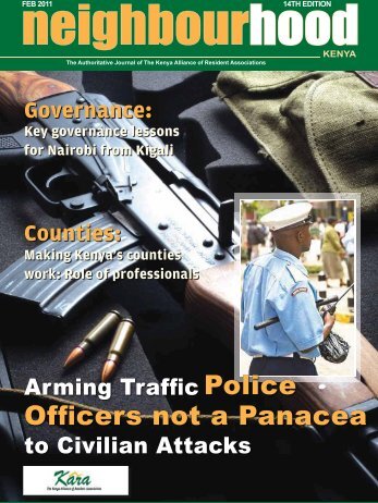 Officers not a Panacea - The Kenya Alliance of Resident Associations