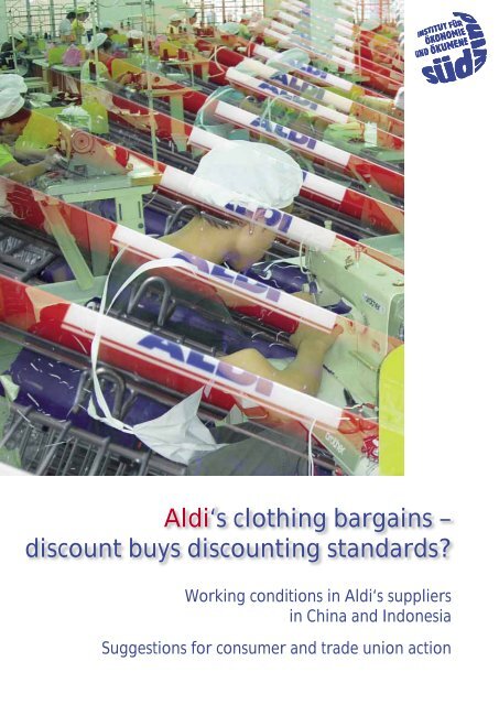 Aldi's clothing bargains - SÃœDWIND-Institut