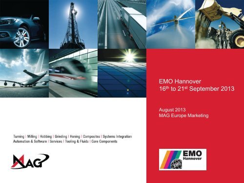 EMO Hannover 16th to 21st September 2013