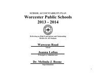 Wawecus Road School - Worcester Public Schools
