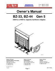 BZ-33, 44 Series - Waltco