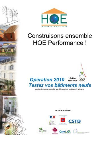 Construisons ensemble HQE Performance ! - Association HQE