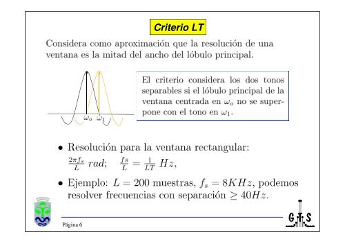 Tratamiento de Señales Multimedia TEMA 1 : Transformada de ...