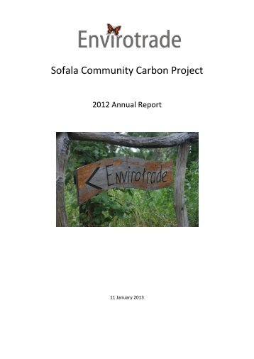 Sofala Community Carbon Project - Plan Vivo