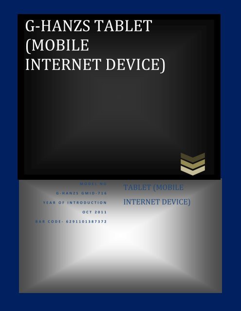 mobile internet device - G-Hanz