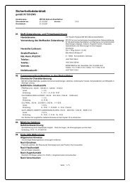 Sicherheitsdatenblatt MD520 - Lometral AG