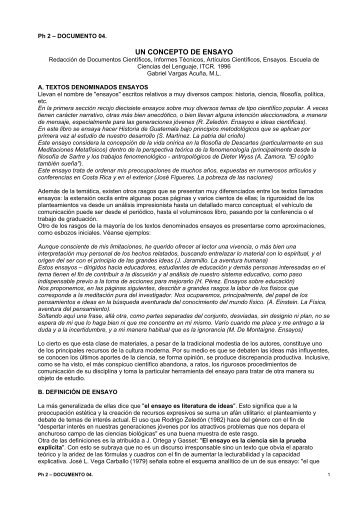 documento: 04. un concepto de ensayo - icergua